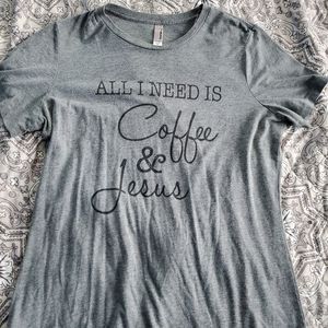 Coffee and Jesus tee
